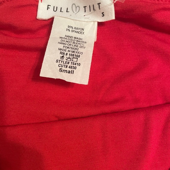 Red Tube Top - Picture 3 of 3